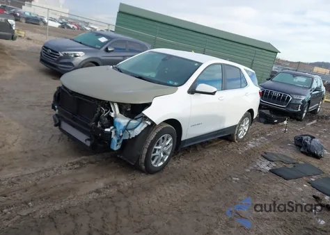 2022 Chevrolet Equinox Awd Lt из США, поврежденный, VIN 3GNAXUEV2NS102001